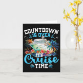 カウントダウン終了！クルーズの時間だよ 笑 クルーズ カード (黄色い花)