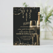 カウントダウン金ゴールドシャンパーニュ大晦日パーティー 招待状 (スタンド正面)