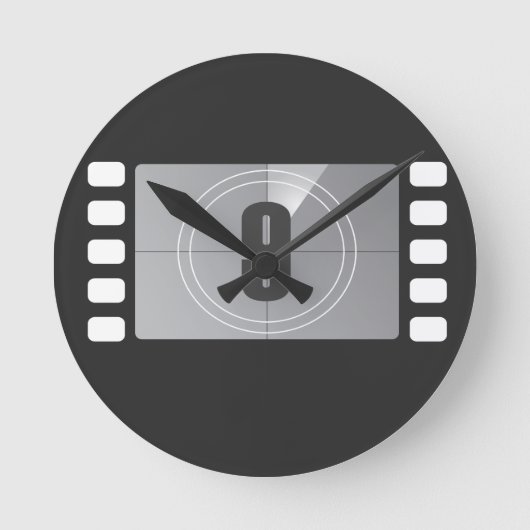 カウントダウン9壁時計 ラウンド壁時計 (正面)