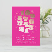 カウントダウン – ニューイヤーズイブパーティの招待状 招待状 (スタンド正面)