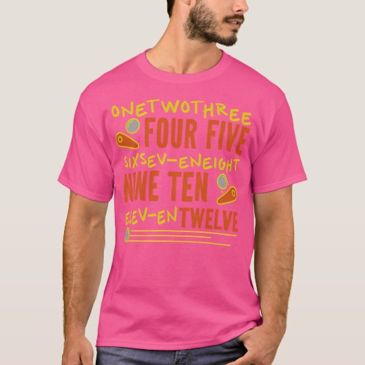 カウントピンボール Tシャツ (正面)