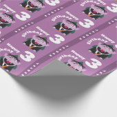 カウント子供の誕生日名セサミストリート ラッピングペーパー (角)