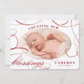 カウント当社の恵み休日の誕生発表 シーズンカード (正面)