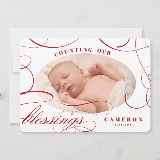 カウント当社の恵み休日の誕生発表 シーズンカード (正面)