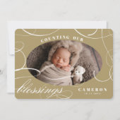 カウント当社の恵み休日の誕生発表 シーズンカード (正面)