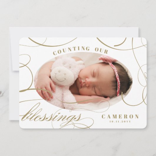 カウント当社の恵み休日の誕生発表 シーズンカード (正面)