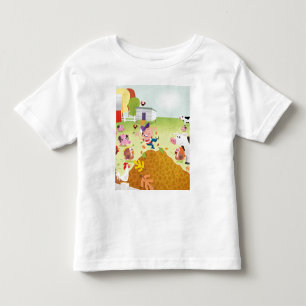 カウント時間 – Farmyard トドラーTシャツ