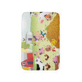 カウント時間 – Farmyard バスマット (正面縦)