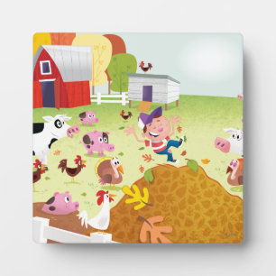 カウント時間 – Farmyard フォトプラーク