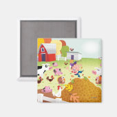 カウント時間 – Farmyard マグネット (正面/裏面)
