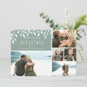 カウント私たちの恵みホリデーフォトコラージュカード シーズンカード (スタンド正面)