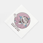 カウント |いつでも私を当てにできる スタンダードランチョンナプキン (角)