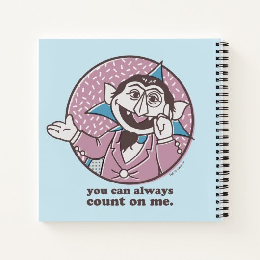 カウント |いつでも私を当てにできる ノートブック (裏面)