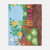 カウント・ガーデンまでの時間 フリースブランケット (正面)