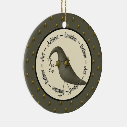 カウ初期のズが信じオーナメント セラミックオーナメント (右)