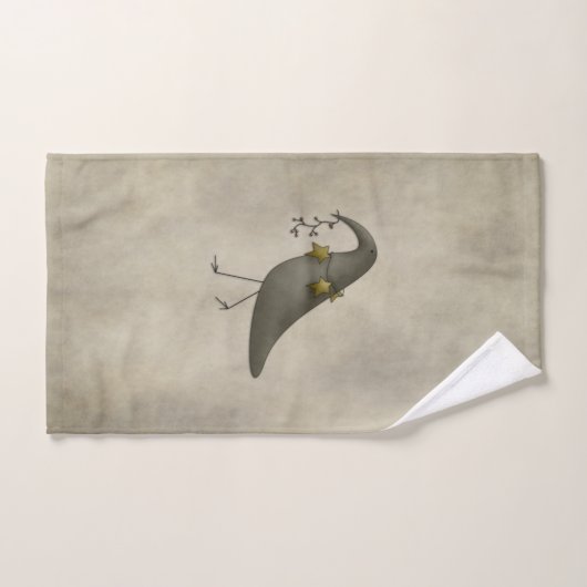 カウ初期のズの国熱狂するデザイン バスタオルセット (ハンドタオル)