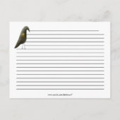 カウ初期のズレシピカード ポストカード (裏面)