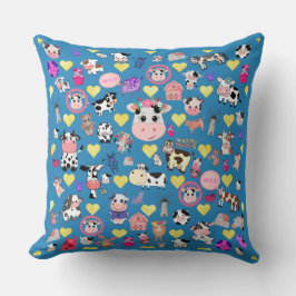 カウ恋人装飾用クッションとハート クッション