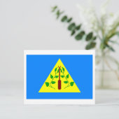 カエエンジェル国旗 ポストカード (スタンド正面)