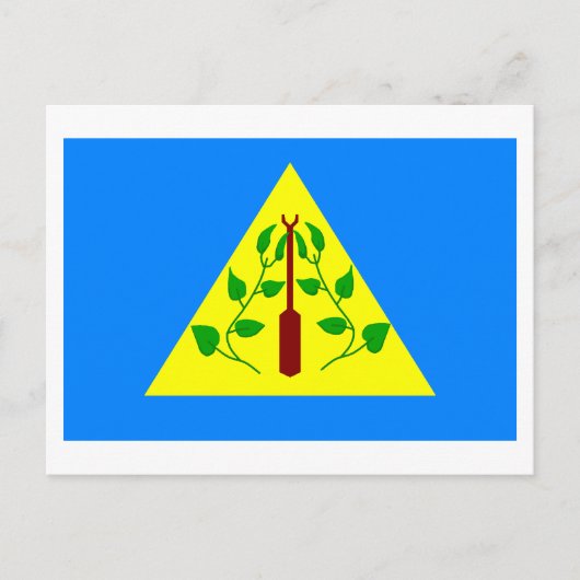 カエエンジェル国旗 ポストカード (正面)