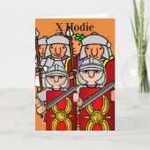 カエサルと彼の誕生日から幸せな10th カード (正面)