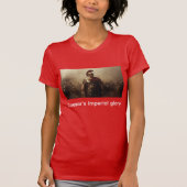 カエサルの帝国の栄光 赤 Tシャツ (正面)