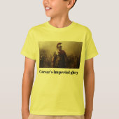 カエサル帝国の栄光イエロー Tシャツ (正面)