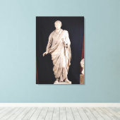 カエサル・アウグストスの像 キャンバスプリント (インサイチュ (ウッドフロア))