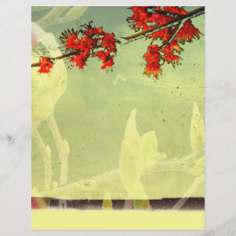 カエデとマグノリアの花