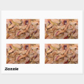 カエデの木の種子テクスチャパターンの背景自然 長方形シール (シート)