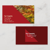 カエデの木の群葉 名刺 (正面/裏面)