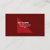 カエデの木の群葉 名刺 (裏面)