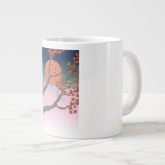 カエデの美しい離れ ジャンボコーヒーマグカップ (正面右)