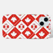 カエデの葉とカナダの国旗 Case-Mate iPhoneケース (裏面 (横))