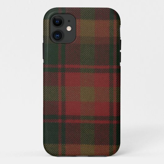 カエデの葉のタータンチェックのiPhone 5のやっとそこに場合 Case-Mate iPhoneケース (裏面)