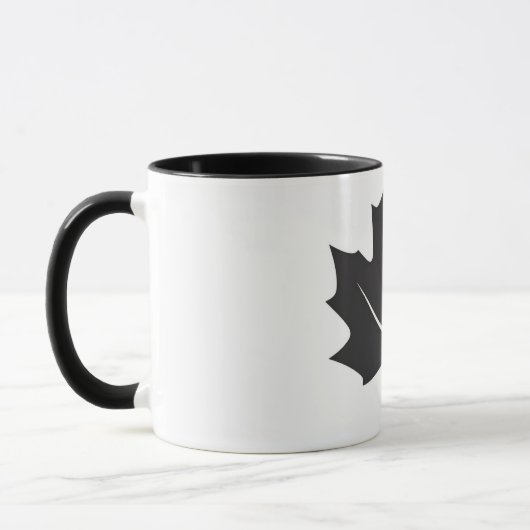 カエデの葉のマグカップ マグカップ (左)