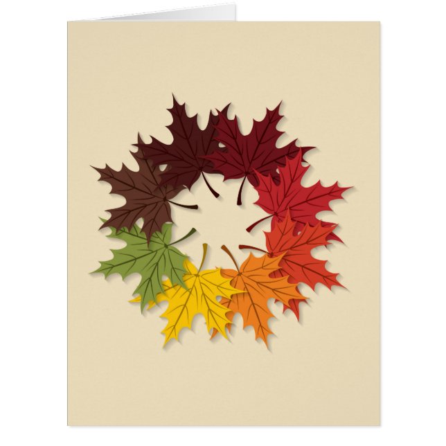 カエデの葉の円 (正面)