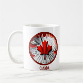 カエデの葉の変更：カナダクリエイティブのツイスト コーヒーマグカップ (左)