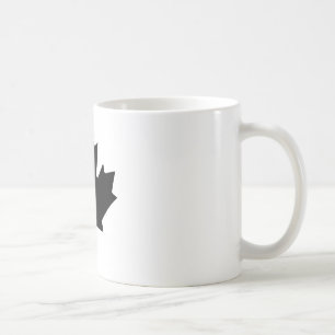 カエデの葉の黒Transp博物館のZazzleのギフト コーヒーマグカップ