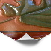 カエデの葉タイルを使用した壁のタペストリー ポスター (コーナー)