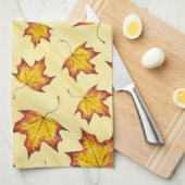 カエデの葉 キッチンタオル (四つ折り)