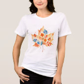 カエデの葉 トライブレンドTシャツ (正面)