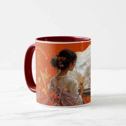 カエデの葉 マグカップ (正面左)