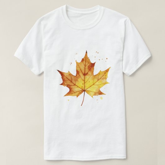 カエデの葉 Tシャツ (デザイン正面)
