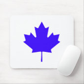 カエデの葉BlueTransp博物館のZazzleのギフト マウスパッド (マウス)