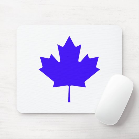 カエデの葉BlueTransp博物館のZazzleのギフト マウスパッド (マウス)