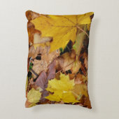 カエデ落ちたル葉イーロー秋自然 アクセントクッション (裏面(縦))
