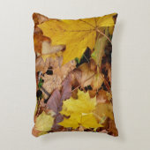 カエデ落ちたル葉イーロー秋自然 アクセントクッション (正面(垂直))