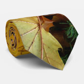 カエデ落ちたル葉イーロー秋自然 ネクタイ (ロール)