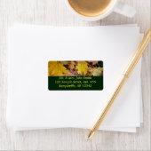 カエデ落ちたル葉イーロー秋自然 ラベル (インサイチュ)